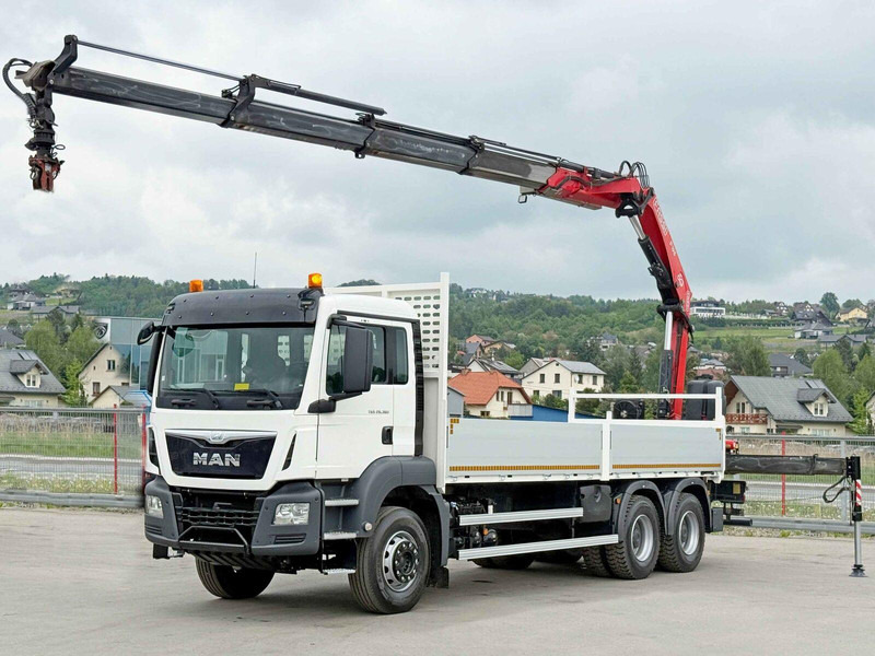 MAN TGS 26.360* FASSI F195A.2.24 / FUNK * 6x4 * TOP - Camião de caixa aberta/ Plataforma, Caminhão grua: foto 2 MAN TGS 26.360* FASSI F195A.2.24 / FUNK * 6x4 * TOP - Camião de caixa aberta/ Plataforma, Caminhão grua: foto 2