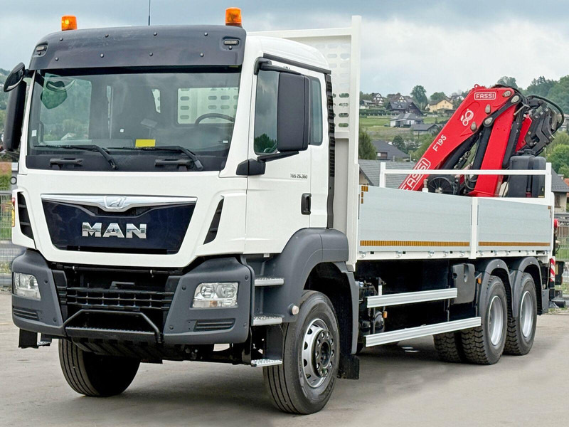 MAN TGS 26.360* FASSI F195A.2.24 / FUNK * 6x4 * TOP - Camião de caixa aberta/ Plataforma, Caminhão grua: foto 4 MAN TGS 26.360* FASSI F195A.2.24 / FUNK * 6x4 * TOP - Camião de caixa aberta/ Plataforma, Caminhão grua: foto 4