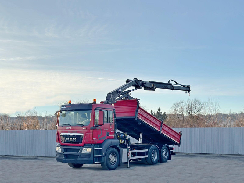 MAN TGS 26.360 Kipper 5,15m*HMF 1420 K2 + FUNK/6x2 - Caminhão basculante, Caminhão grua: foto 2 MAN TGS 26.360 Kipper 5,15m*HMF 1420 K2 + FUNK/6x2 - Caminhão basculante, Caminhão grua: foto 2