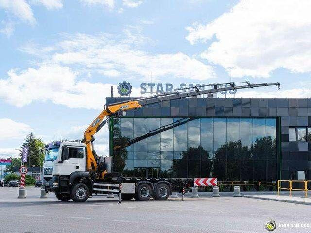 MAN TGS 33.400 6x6 BL EFFER 315/8S HDS Crane 2019 - Camião de caixa aberta/ Plataforma, Caminhão grua: foto 3 MAN TGS 33.400 6x6 BL EFFER 315/8S HDS Crane 2019 - Camião de caixa aberta/ Plataforma, Caminhão grua: foto 3