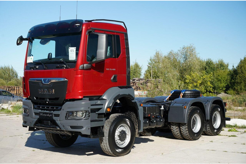 MAN TGS 33.480 / 6x6 / DO ZABUDOWY / FABRYCZNIE NOWY 2025 - Caminhão chassi: foto 2 MAN TGS 33.480 / 6x6 / DO ZABUDOWY / FABRYCZNIE NOWY 2025 - Caminhão chassi: foto 2
