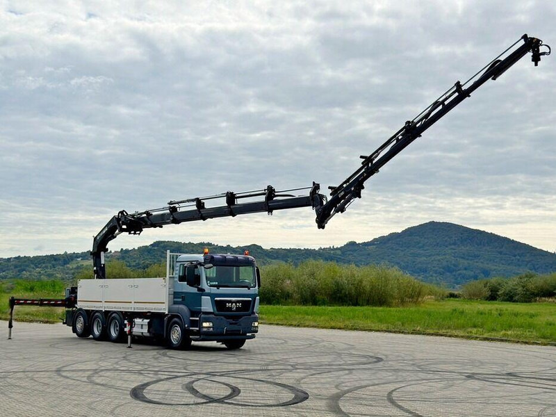 MAN TGS 35.400*HIAB 377 E-5 HIPRO+JIB 70X-3FUNK /8x4 - Camião de caixa aberta/ Plataforma, Caminhão grua: foto 2 MAN TGS 35.400*HIAB 377 E-5 HIPRO+JIB 70X-3FUNK /8x4 - Camião de caixa aberta/ Plataforma, Caminhão grua: foto 2