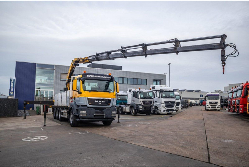 MAN TGS 35.440 8x4 Crane Palfinger PK 42002-SH - Camião de caixa aberta/ Plataforma, Caminhão grua: foto 3 MAN TGS 35.440 8x4 Crane Palfinger PK 42002-SH - Camião de caixa aberta/ Plataforma, Caminhão grua: foto 3