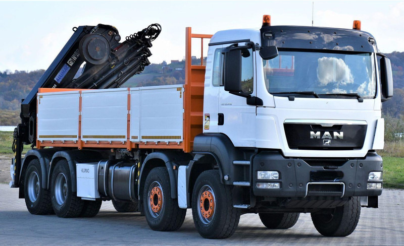 MAN TGS 35.440 * HIAB 322 EP-5HIPRO+FUNK / 8x4! - Camião de caixa aberta/ Plataforma, Caminhão grua: foto 4 MAN TGS 35.440 * HIAB 322 EP-5HIPRO+FUNK / 8x4! - Camião de caixa aberta/ Plataforma, Caminhão grua: foto 4