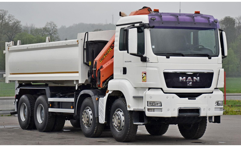 MAN TGS 35.440 * KIPPER 5,80m + KRAN * TOPZUSTAND - Caminhão basculante, Caminhão grua: foto 4 MAN TGS 35.440 * KIPPER 5,80m + KRAN * TOPZUSTAND - Caminhão basculante, Caminhão grua: foto 4