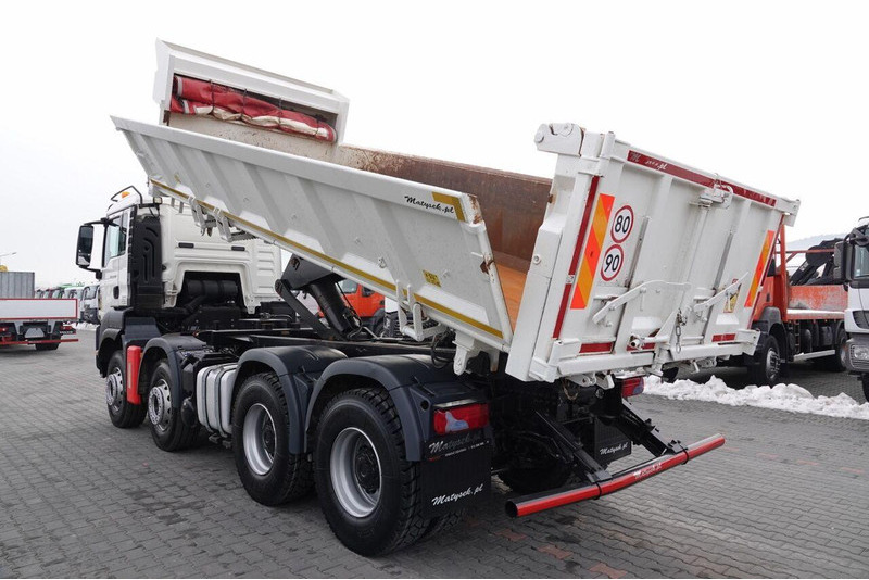 MAN TGS 35.480 / 8x4 / WYWROTKA / BORDMATIC / HYDROBURTA / OPONY 100 - Caminhão basculante: foto 2 MAN TGS 35.480 / 8x4 / WYWROTKA / BORDMATIC / HYDROBURTA / OPONY 100 - Caminhão basculante: foto 2