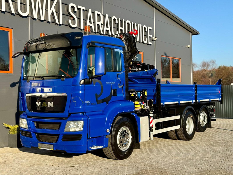 MAN TGS TGX TGL 26.360 Wywrotka 3S + HDS HMF // 4 x wusyw 12,6 m - Caminhão basculante, Caminhão grua: foto 1 MAN TGS TGX TGL 26.360 Wywrotka 3S + HDS HMF // 4 x wusyw 12,6 m - Caminhão basculante, Caminhão grua: foto 1