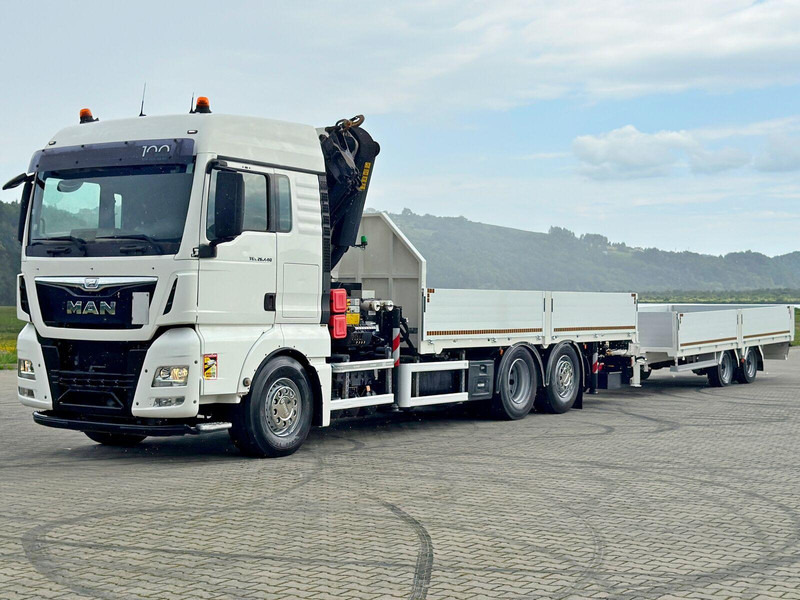 MAN TGX 26.440 * PK 41002-EH E + FUNK + Anhänger*TOP - Camião de caixa aberta/ Plataforma: foto 3 MAN TGX 26.440 * PK 41002-EH E + FUNK + Anhänger*TOP - Camião de caixa aberta/ Plataforma: foto 3