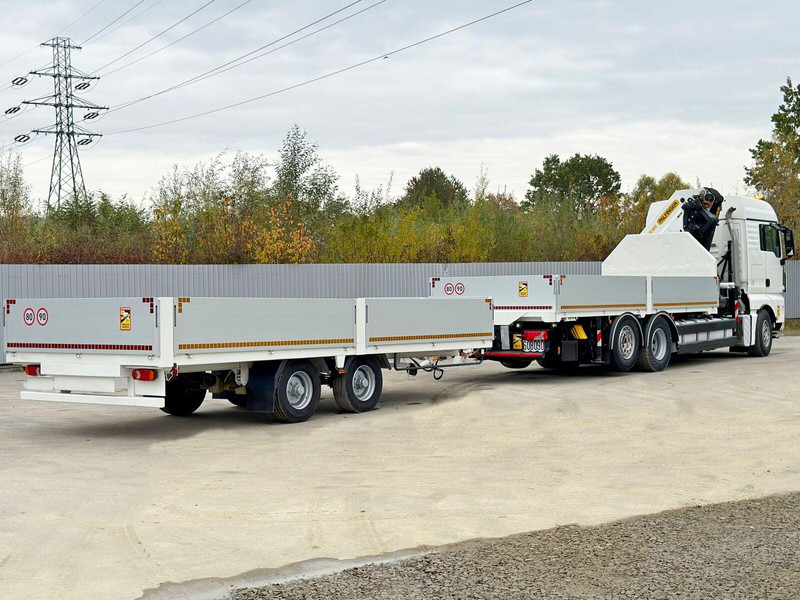 Camião de caixa aberta/ Plataforma, Caminhão grua MAN TGX 26.440 * PK 41002-EH + FUNK + Anhänger*TOP: foto 7