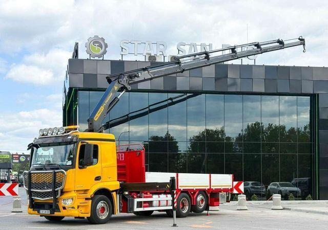 Mercedes-Benz ACTROS 2543 6x2 PalfingerPK 26002 EH Crane - Camião de caixa aberta/ Plataforma, Caminhão grua: foto 4 Mercedes-Benz ACTROS 2543 6x2 PalfingerPK 26002 EH Crane - Camião de caixa aberta/ Plataforma, Caminhão grua: foto 4