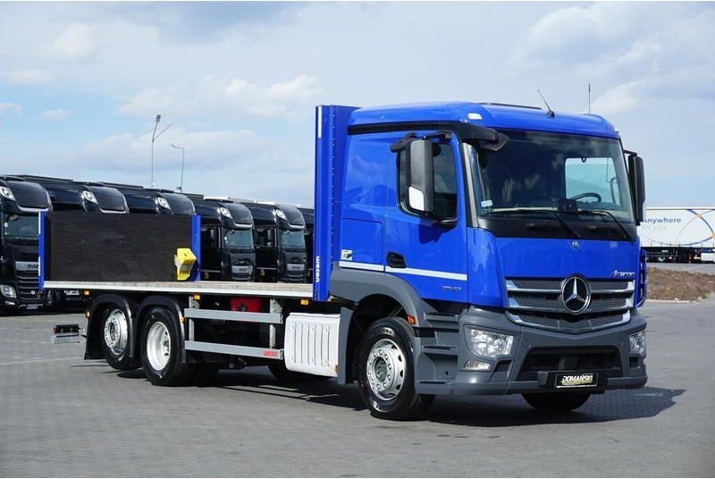 Mercedes-Benz ACTROS / 2543 / ACC / E 6 / PEŁNY ADR / PLATFORMA / ZAWIESIE POD - Camião de caixa aberta/ Plataforma: foto 1 Mercedes-Benz ACTROS / 2543 / ACC / E 6 / PEŁNY ADR / PLATFORMA / ZAWIESIE POD - Camião de caixa aberta/ Plataforma: foto 1