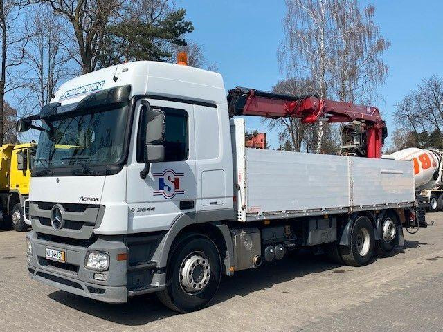 Mercedes-Benz ACTROS 2544 - Camião de caixa aberta/ Plataforma, Caminhão grua: foto 2 Mercedes-Benz ACTROS 2544 - Camião de caixa aberta/ Plataforma, Caminhão grua: foto 2
