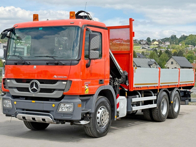 Mercedes-Benz ACTROS 2636 *HIAB 122 BS-2 HIDUO + FUNK/6x4 * TOP - Camião de caixa aberta/ Plataforma, Caminhão grua: foto 3 Mercedes-Benz ACTROS 2636 *HIAB 122 BS-2 HIDUO + FUNK/6x4 * TOP - Camião de caixa aberta/ Plataforma, Caminhão grua: foto 3