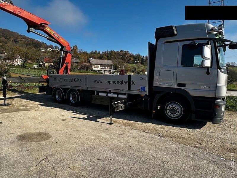 Mercedes-Benz ACTROS 2641 6x2 Crane PALFINGER PK 36002 - Camião de caixa aberta/ Plataforma, Caminhão grua: foto 3 Mercedes-Benz ACTROS 2641 6x2 Crane PALFINGER PK 36002 - Camião de caixa aberta/ Plataforma, Caminhão grua: foto 3