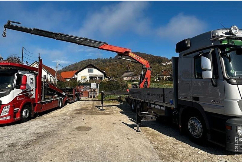 Mercedes-Benz ACTROS 2641 6x2 Crane PALFINGER PK 36002 - Camião de caixa aberta/ Plataforma, Caminhão grua: foto 4 Mercedes-Benz ACTROS 2641 6x2 Crane PALFINGER PK 36002 - Camião de caixa aberta/ Plataforma, Caminhão grua: foto 4