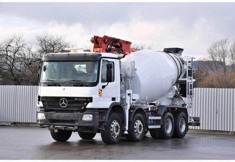 Mercedes-Benz ACTROS 3241* Betonpumpe 21m *8x4 * Top Zustand - Autobomba de betão: foto 2 Mercedes-Benz ACTROS 3241* Betonpumpe 21m *8x4 * Top Zustand - Autobomba de betão: foto 2