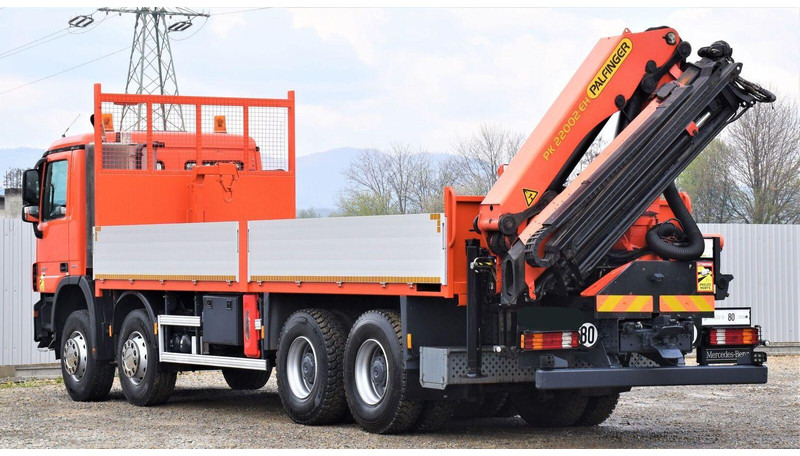Mercedes-Benz ACTROS 3241 - Camião de caixa aberta/ Plataforma, Caminhão grua: foto 5 Mercedes-Benz ACTROS 3241 - Camião de caixa aberta/ Plataforma, Caminhão grua: foto 5