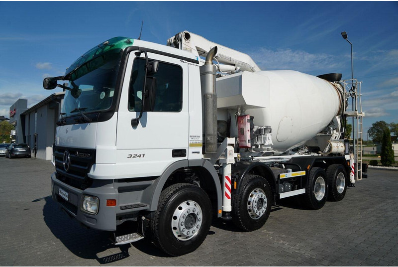 Mercedes-Benz ACTROS 3241 / POMPOGRUSZKA / 8X4 / BETONIARKA + POMPA SERMAC 3Z2 - Caminhão betoneira: foto 4 Mercedes-Benz ACTROS 3241 / POMPOGRUSZKA / 8X4 / BETONIARKA + POMPA SERMAC 3Z2 - Caminhão betoneira: foto 4