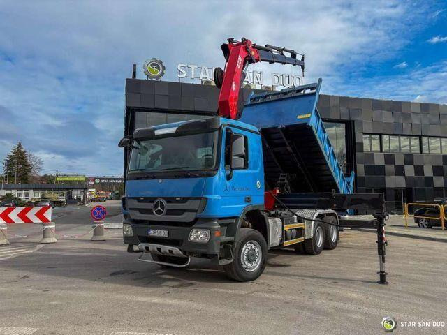 Mercedes-Benz ACTROS 3341 6x6 HMF 4220 K4 CRANE KIPPER - Caminhão basculante, Caminhão grua: foto 5 Mercedes-Benz ACTROS 3341 6x6 HMF 4220 K4 CRANE KIPPER - Caminhão basculante, Caminhão grua: foto 5