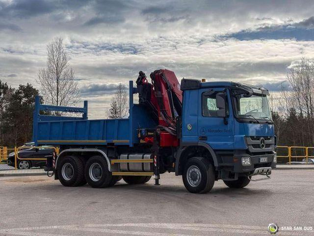 Mercedes-Benz ACTROS 3341 6x6 HMF 4220 K4 CRANE KIPPER - Caminhão basculante, Caminhão grua: foto 4 Mercedes-Benz ACTROS 3341 6x6 HMF 4220 K4 CRANE KIPPER - Caminhão basculante, Caminhão grua: foto 4