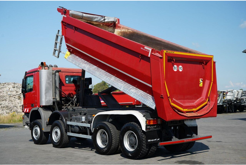 Mercedes-Benz ACTROS 4141 / 8X6 / WYWROTKA TYLNOZSYPOWA / MEILLER KIPPER 5.3M - Caminhão basculante: foto 4 Mercedes-Benz ACTROS 4141 / 8X6 / WYWROTKA TYLNOZSYPOWA / MEILLER KIPPER 5.3M - Caminhão basculante: foto 4