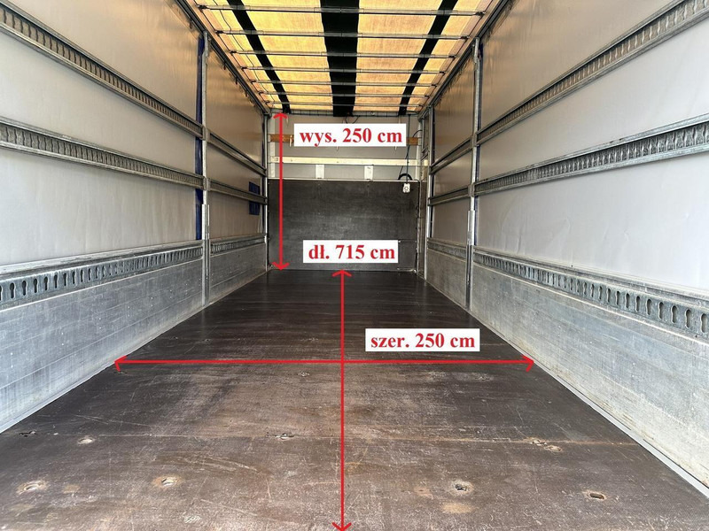 Caminhão furgão Mercedes-Benz ATEGO 1221 PLANDEKA WINDA 16 PALET WEBASTO KLIMATYZACJA PNEUMATY: foto 13
