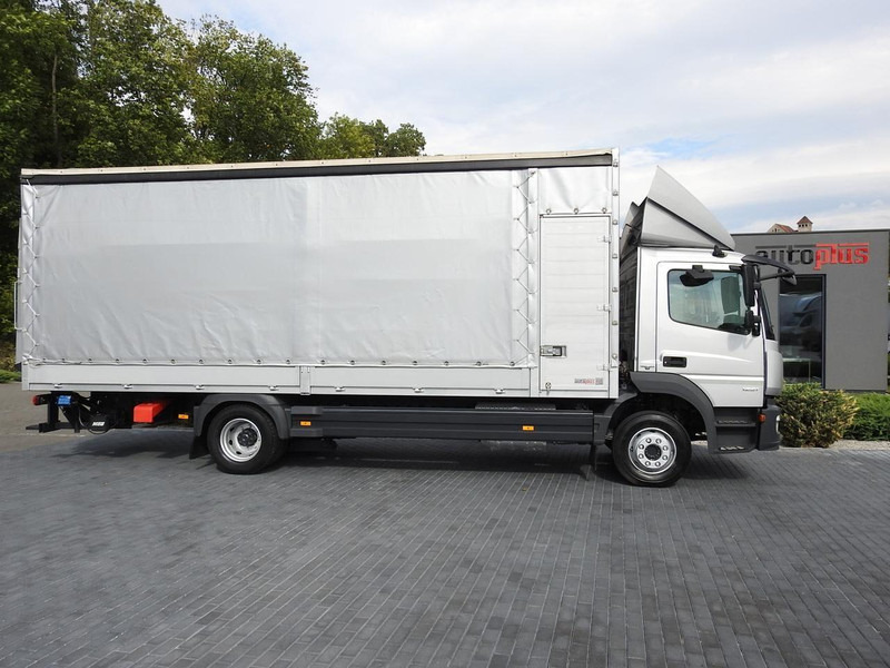 Caminhão furgão Mercedes-Benz ATEGO 1221 PLANDEKA WINDA 16 PALET WEBASTO KLIMATYZACJA PNEUMATY: foto 7