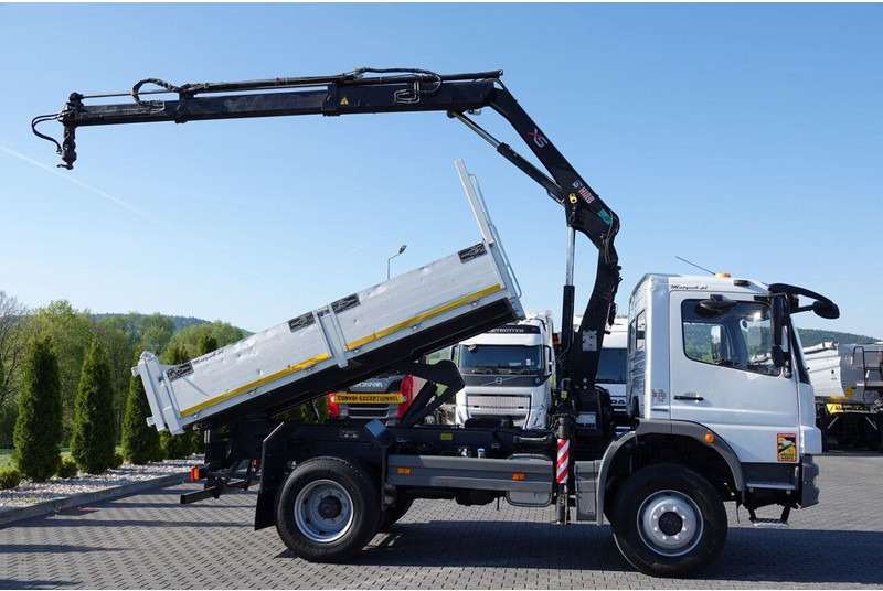 Mercedes-Benz ATEGO 16.24 / 4X4 / WYWROTKA + HDS HIAB 111 BS-2 / PILOT / ROT - Caminhão basculante: foto 5 Mercedes-Benz ATEGO 16.24 / 4X4 / WYWROTKA + HDS HIAB 111 BS-2 / PILOT / ROT - Caminhão basculante: foto 5