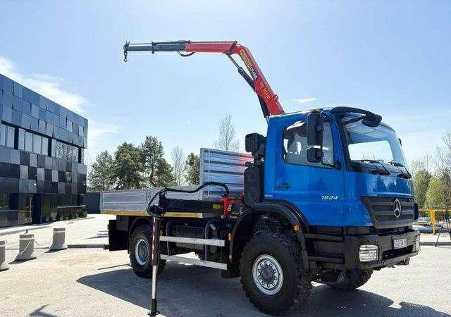 Mercedes-Benz AXOR 1824 4x4 PALFINGER PK 8500 Crane Kran - Caminhão basculante, Caminhão grua: foto 2 Mercedes-Benz AXOR 1824 4x4 PALFINGER PK 8500 Crane Kran - Caminhão basculante, Caminhão grua: foto 2