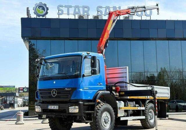 Mercedes-Benz AXOR 1824 4x4 PALFINGER PK 8500 Crane Kran - Caminhão basculante, Caminhão grua: foto 1 Mercedes-Benz AXOR 1824 4x4 PALFINGER PK 8500 Crane Kran - Caminhão basculante, Caminhão grua: foto 1