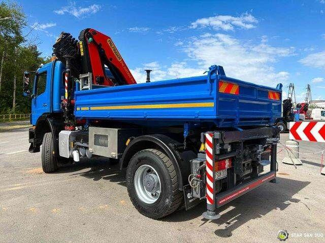 Caminhão basculante, Caminhão grua Mercedes-Benz AXOR 1833 4x4 Palfinger PK 22002 EH Crane Winch: foto 8