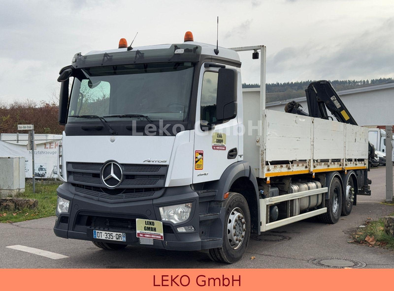 Camião de caixa aberta/ Plataforma, Caminhão grua Mercedes-Benz Antos 2540: foto 5 Camião de caixa aberta/ Plataforma, Caminhão grua Mercedes-Benz Antos 2540: foto 5