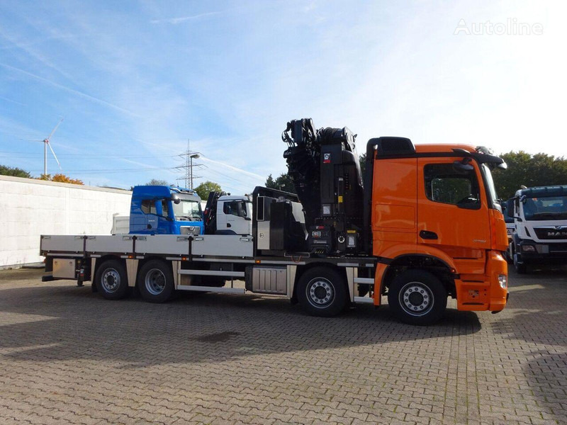 Mercedes-Benz Arocs 3751 - Flatbed+crane - Camião de caixa aberta/ Plataforma, Caminhão grua: foto 5 Mercedes-Benz Arocs 3751 - Flatbed+crane - Camião de caixa aberta/ Plataforma, Caminhão grua: foto 5