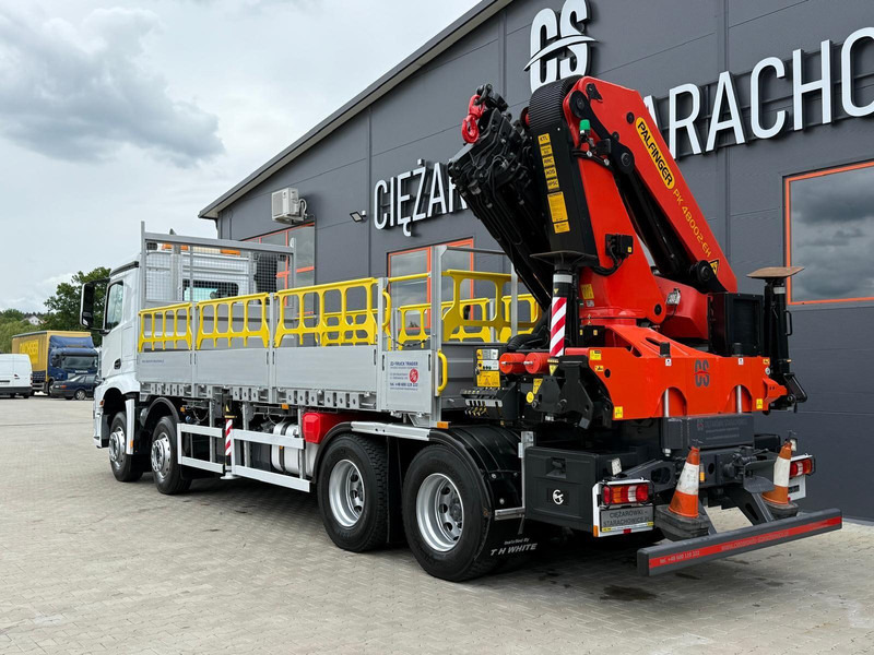 Mercedes-Benz Arocs Actros 3236 // E6 // 8x4 // Palfinger PK4800 - Camião de caixa aberta/ Plataforma, Caminhão grua: foto 3 Mercedes-Benz Arocs Actros 3236 // E6 // 8x4 // Palfinger PK4800 - Camião de caixa aberta/ Plataforma, Caminhão grua: foto 3