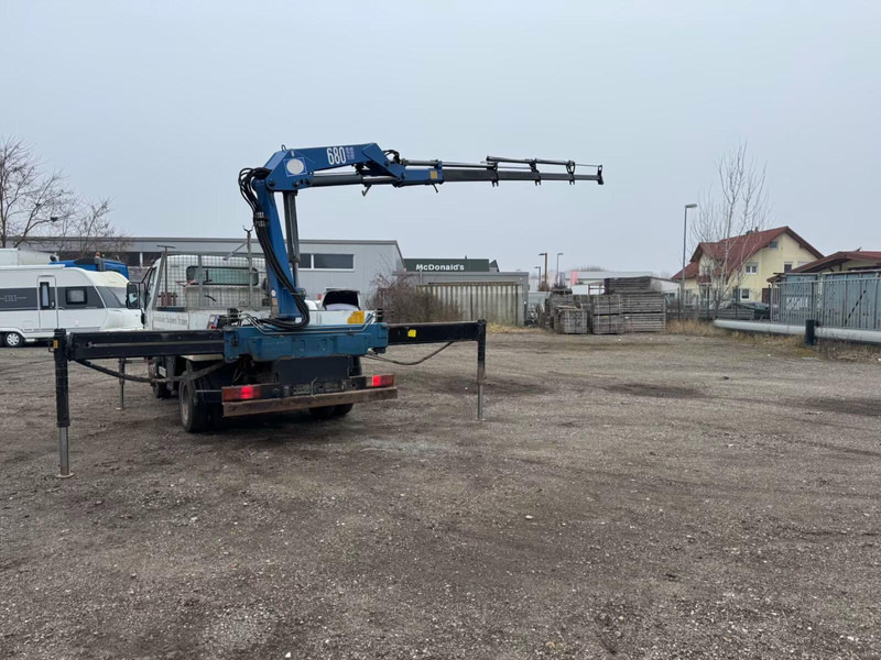 Mitsubishi Canter FE649 - Flatbed truck + crane - Camião de caixa aberta/ Plataforma, Caminhão grua: foto 4 Mitsubishi Canter FE649 - Flatbed truck + crane - Camião de caixa aberta/ Plataforma, Caminhão grua: foto 4