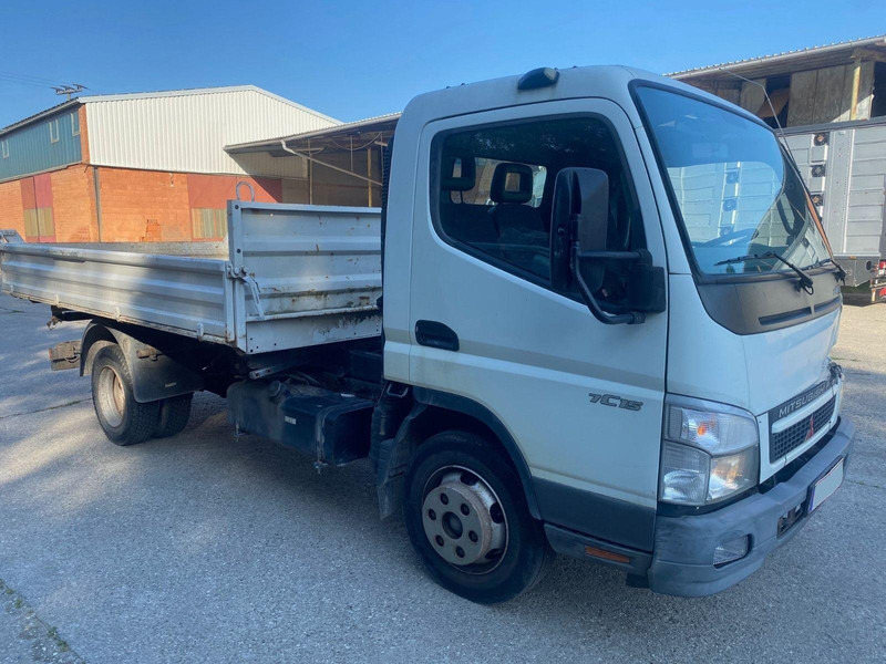 Mitsubishi Fuso FE85 3 way Meiller tipper - Caminhão basculante: foto 1 Mitsubishi Fuso FE85 3 way Meiller tipper - Caminhão basculante: foto 1