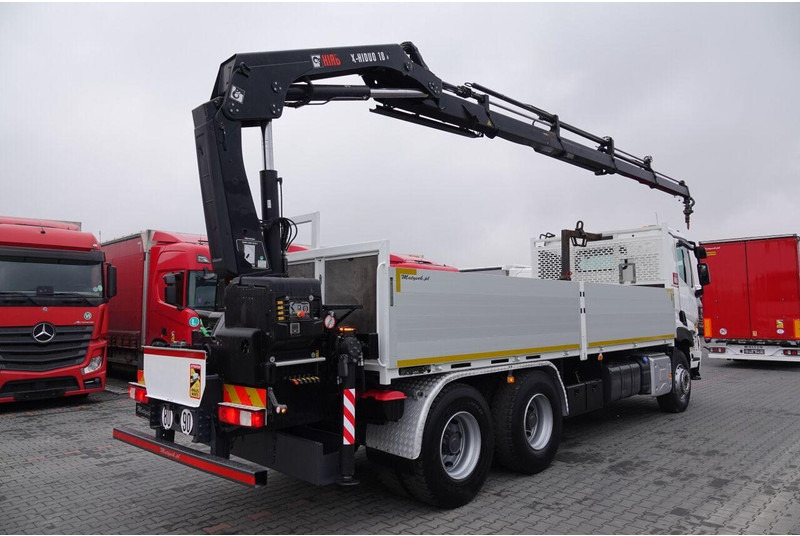 Renault C 380 / 6x4 / SKRZYNIOWY 6,6 m / + HDS HIAB 188 x-hiduo wysów: 1 - Camião de caixa aberta/ Plataforma, Caminhão grua: foto 4 Renault C 380 / 6x4 / SKRZYNIOWY 6,6 m / + HDS HIAB 188 x-hiduo wysów: 1 - Camião de caixa aberta/ Plataforma, Caminhão grua: foto 4