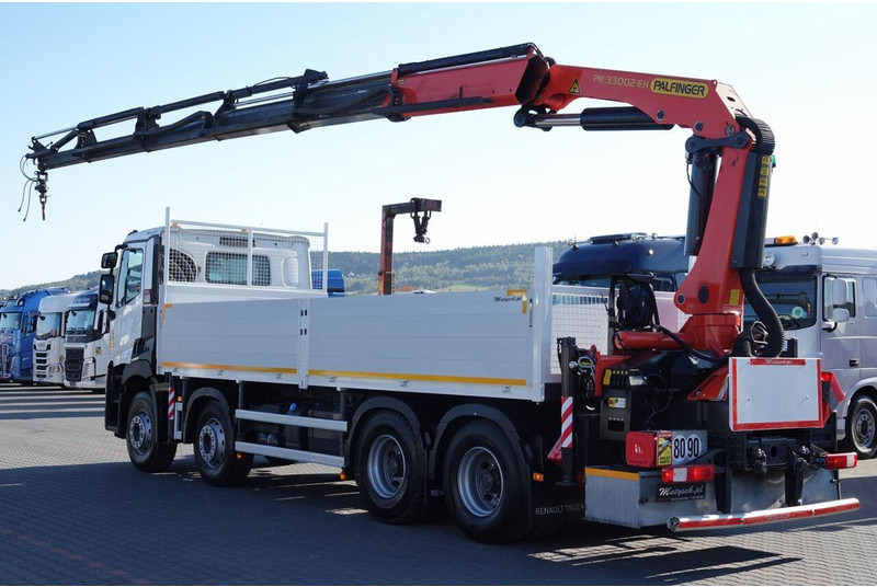 Renault C 430 / 8x4 / SKRZYNIOWY 7 M + HDS PALFINGER 33002 -wysów: 14,5 - Camião de caixa aberta/ Plataforma, Caminhão grua: foto 3 Renault C 430 / 8x4 / SKRZYNIOWY 7 M + HDS PALFINGER 33002 -wysów: 14,5 - Camião de caixa aberta/ Plataforma, Caminhão grua: foto 3