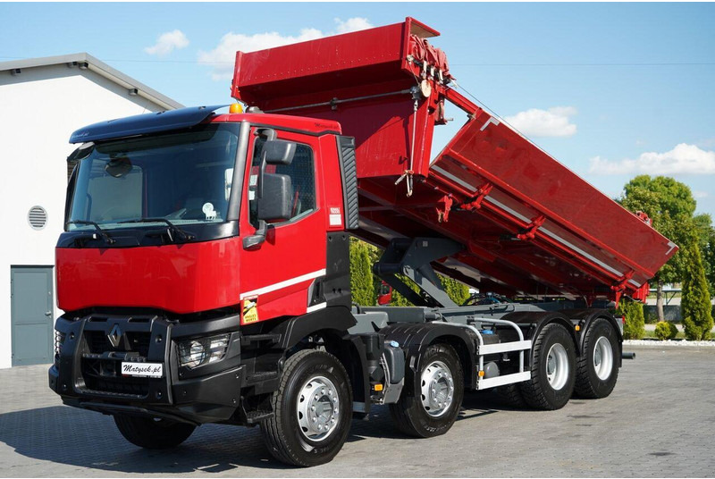 Renault C 430 / 8x4 / WYWROTKA DWUSTRONNA - 6M / HYDROBURTA / KLAPODRZW - Caminhão basculante: foto 1 Renault C 430 / 8x4 / WYWROTKA DWUSTRONNA - 6M / HYDROBURTA / KLAPODRZW - Caminhão basculante: foto 1