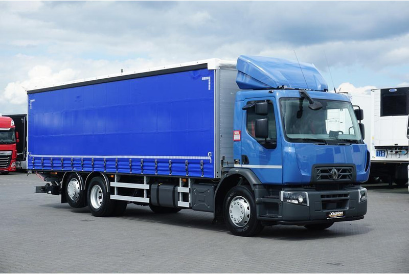 Renault D 320 / EURO 6 / FIRANKA + WINDA / 21 PALET / ŁAD. 16 530 KG - Caminhão com lona: foto 2 Renault D 320 / EURO 6 / FIRANKA + WINDA / 21 PALET / ŁAD. 16 530 KG - Caminhão com lona: foto 2