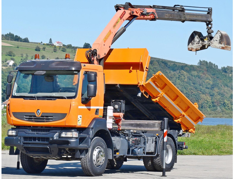 Renault KERAX 370 - Caminhão basculante, Caminhão grua: foto 3 Renault KERAX 370 - Caminhão basculante, Caminhão grua: foto 3