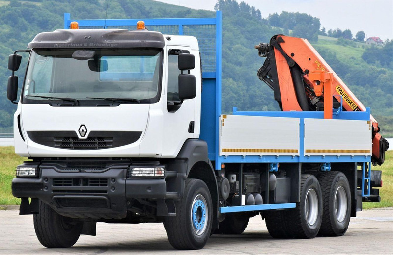 Renault KERAX 370 - Camião de caixa aberta/ Plataforma, Caminhão grua: foto 4 Renault KERAX 370 - Camião de caixa aberta/ Plataforma, Caminhão grua: foto 4