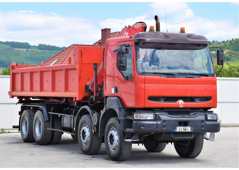 Renault KERAX 420 DCI Kipper 6,30m+FASSI F95AXS.21+FUNK - Caminhão basculante, Caminhão grua: foto 4 Renault KERAX 420 DCI Kipper 6,30m+FASSI F95AXS.21+FUNK - Caminhão basculante, Caminhão grua: foto 4