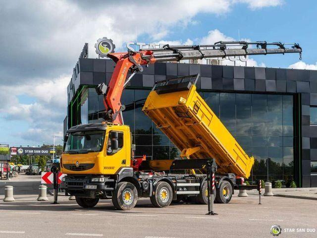 Renault KERAX 450 8x4 PALFINGER PK 60002 Crane Tipper - Caminhão basculante, Caminhão grua: foto 5 Renault KERAX 450 8x4 PALFINGER PK 60002 Crane Tipper - Caminhão basculante, Caminhão grua: foto 5