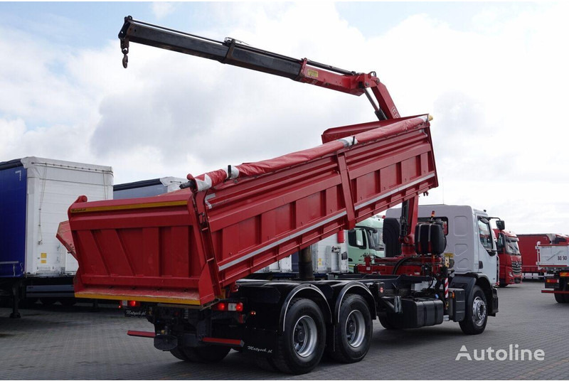 Renault LANDER 3 way tipper + crane FASSI 130 6x4 - Caminhão basculante, Caminhão grua: foto 5 Renault LANDER 3 way tipper + crane FASSI 130 6x4 - Caminhão basculante, Caminhão grua: foto 5