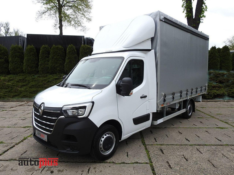 Renault MASTER NOWY PLANDEKA 8 PALET KLIMATYZACJA TEMPOMAT LEDY ASO 165K - Furgão de toldo: foto 1 Renault MASTER NOWY PLANDEKA 8 PALET KLIMATYZACJA TEMPOMAT LEDY ASO 165K - Furgão de toldo: foto 1