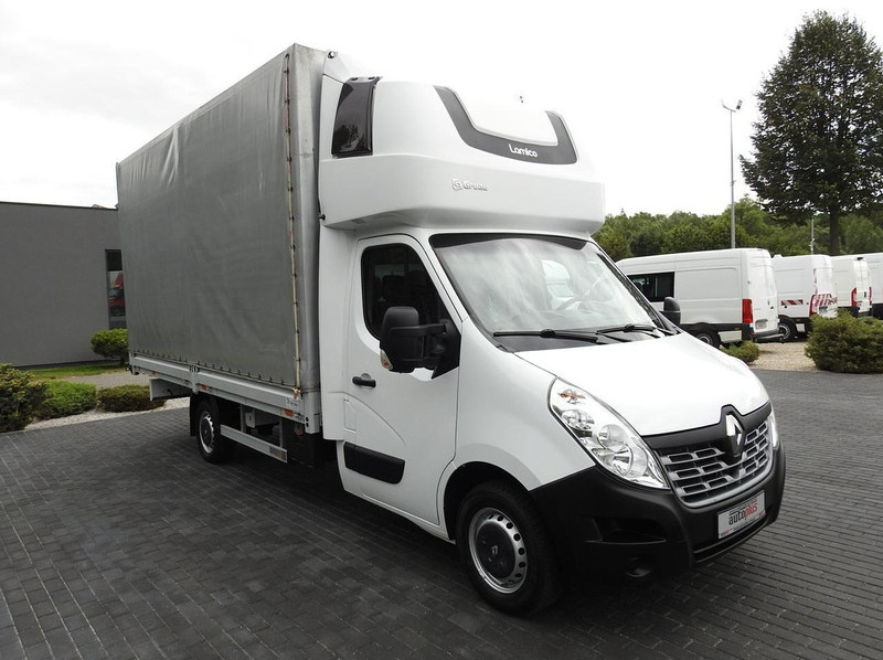 Renault MASTER PLANDEKA 10 PALET WEBASTO TEMPOMAT KLIMATYZACJA 170KM [ - Furgão de toldo: foto 4 Renault MASTER PLANDEKA 10 PALET WEBASTO TEMPOMAT KLIMATYZACJA 170KM [ - Furgão de toldo: foto 4