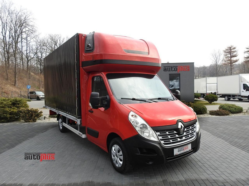 Renault MASTER PLANDEKA 10 PALET WEBASTO TEMPOMAT KLIMATYZACJA 170KM [ - Furgão de toldo: foto 1 Renault MASTER PLANDEKA 10 PALET WEBASTO TEMPOMAT KLIMATYZACJA 170KM [ - Furgão de toldo: foto 1