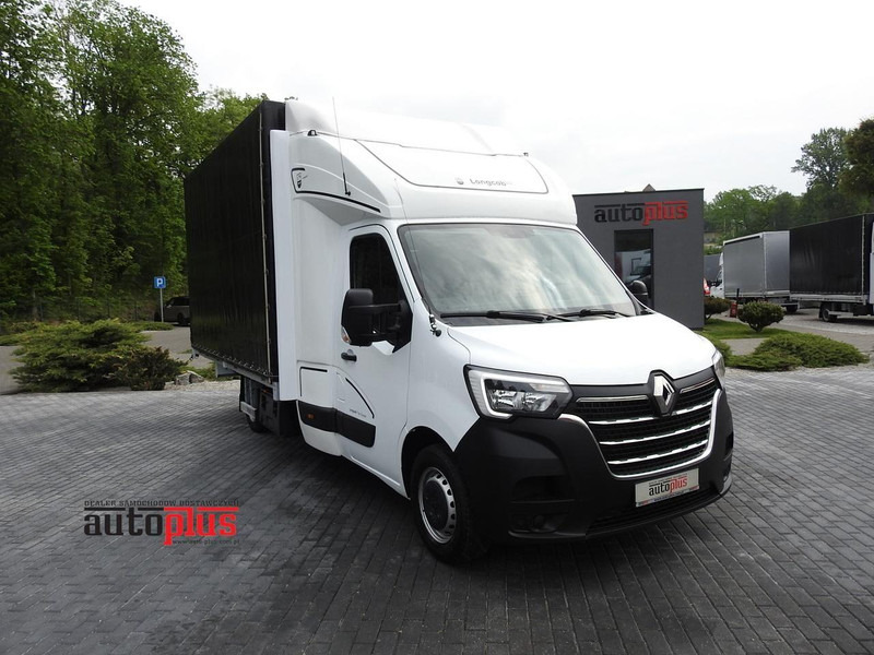 Renault MASTER PLANDEKA 10 PALET WEBASTO TEMPOMAT KLIMATYZACJA LEDY PNEU - Furgão de toldo: foto 1 Renault MASTER PLANDEKA 10 PALET WEBASTO TEMPOMAT KLIMATYZACJA LEDY PNEU - Furgão de toldo: foto 1