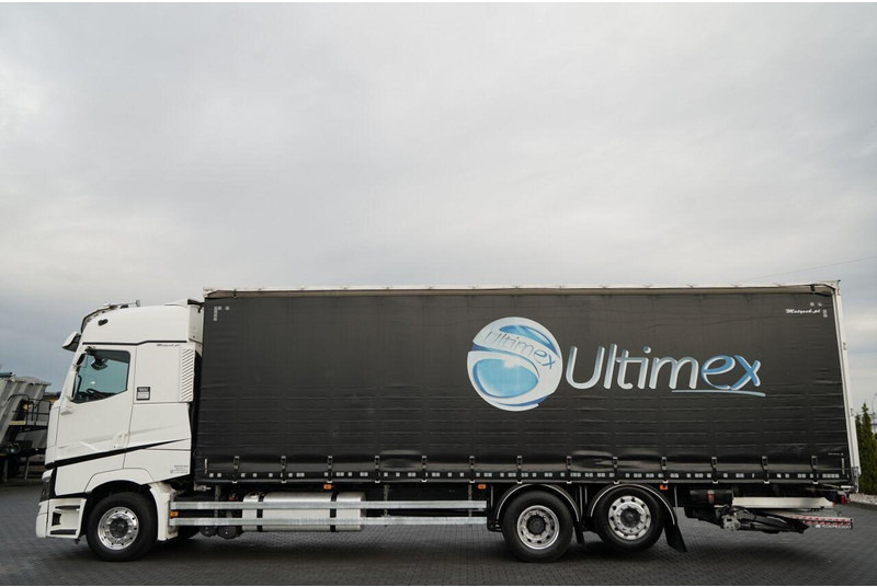 Renault T 440 / 6X2 / SOLÓWKA / FIRANKA 9.5 M / I-PARK COOL / WINDA / AL - Caminhão com lona: foto 2 Renault T 440 / 6X2 / SOLÓWKA / FIRANKA 9.5 M / I-PARK COOL / WINDA / AL - Caminhão com lona: foto 2